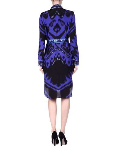 Shop Emilio Pucci Knee-length Dress In Bright Blue