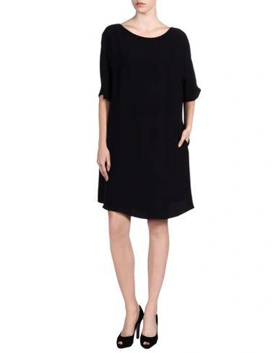 Shop Valentino Short Dress In Black