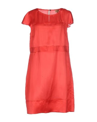 Alviero Martini 1a Classe Short Dresses In Red