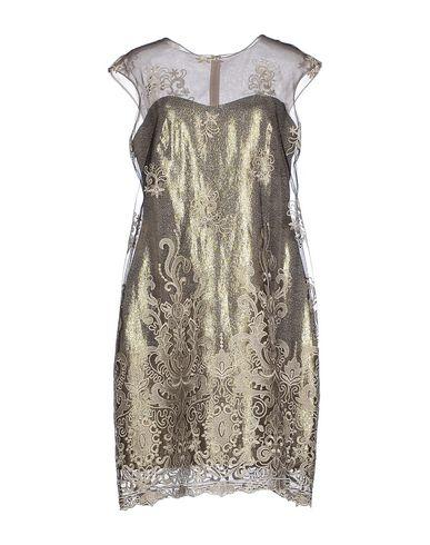 Notte By Marchesa Short Dress In Gold | ModeSens