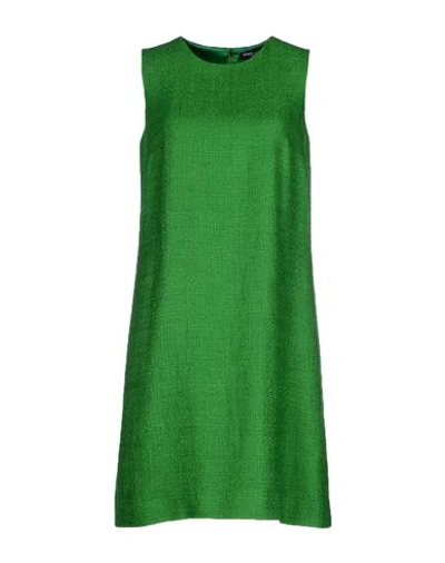 Dolce & Gabbana Short Dress In Green