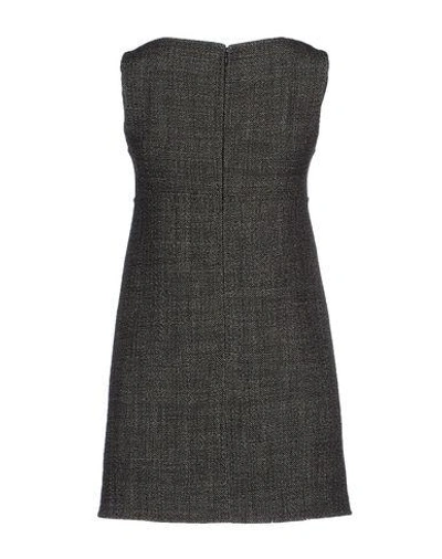 Shop Dsquared2 Short Dress In Steel Grey