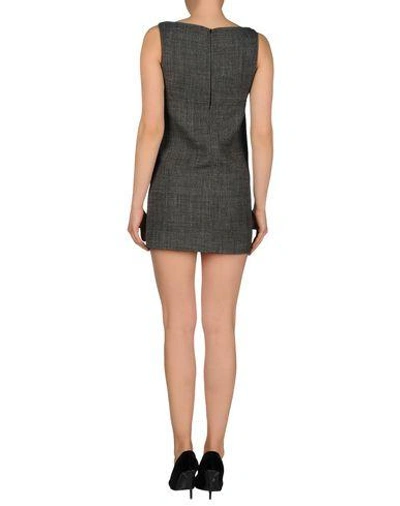Shop Dsquared2 Short Dress In Steel Grey