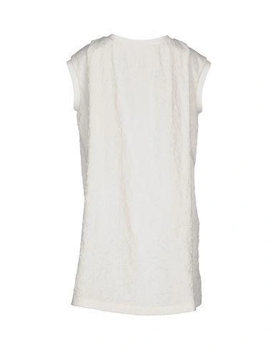 Shop Gaowei+xinzhan Short Dress In White