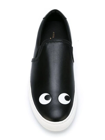 Shop Anya Hindmarch 'eyes Right In' Slip On Sneakers