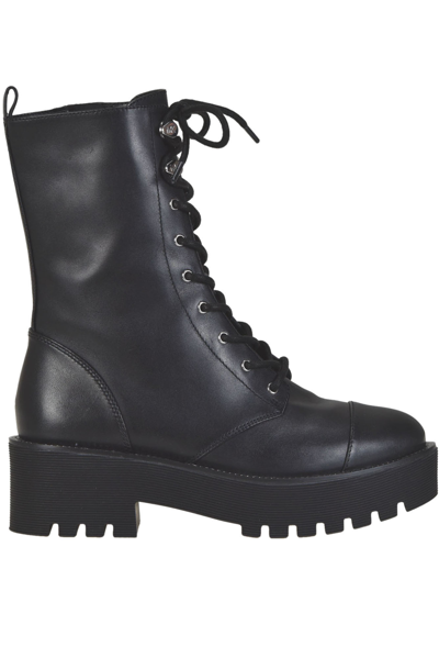 Shop Michael Michael Kors Bryce Combat Boots In Black
