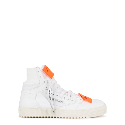 Shop Off-white Off-court 3.0 White Canvas Hi-top Sneakers