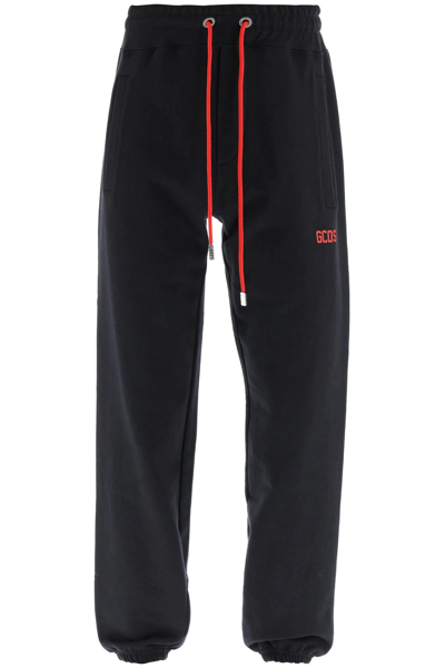 Shop Gcds Sweatpants With Logo Detail In Black