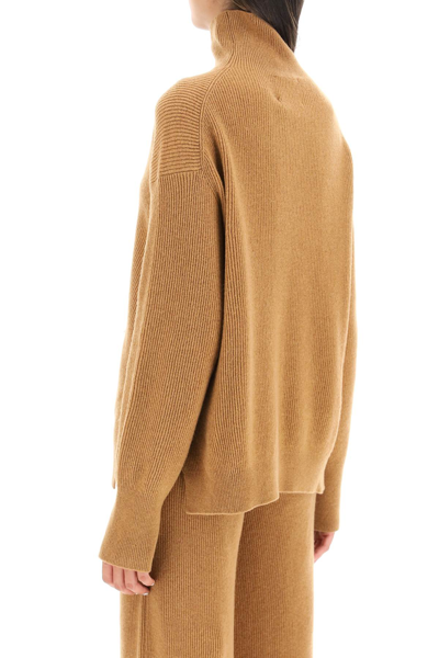 Shop Nanushka 'arya' Cashmere Blend Sweater In Brown