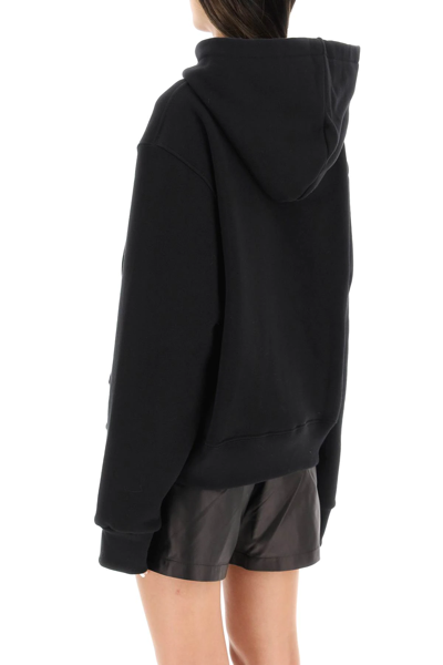 Amiri Logo-print Cotton Hoodie In Black