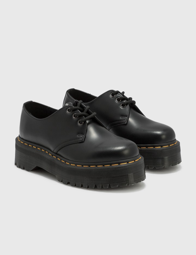 Dr. Martens 1461 Quad Smooth Leather Platform Oxford In Maroon | ModeSens