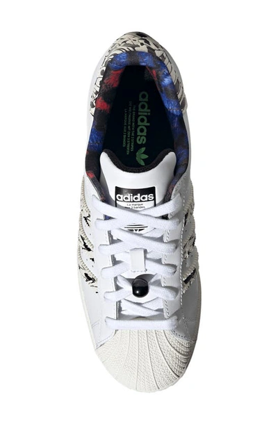 Shop Adidas Originals Superstar Sneaker In White/ Wonder White/ Off White