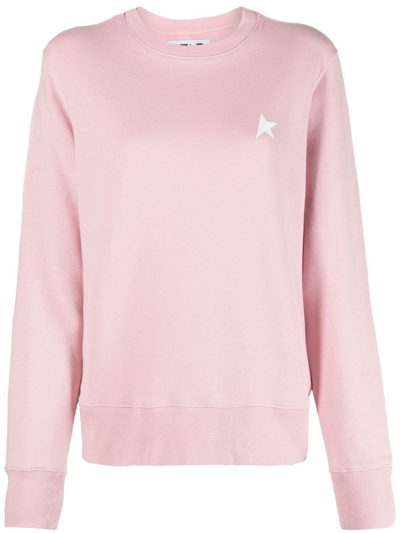 Shop Golden Goose `star - Athena` Sweatshirt In Rosa
