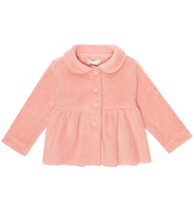 Il Gufo Baby Flared Jacket In Bubble Pink