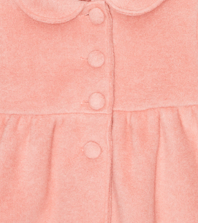 Il Gufo Baby Flared Jacket In Bubble Pink