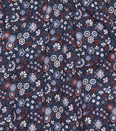 The New Society Baby Olivia Cotton Bodysuit In Felicity Liberty Print