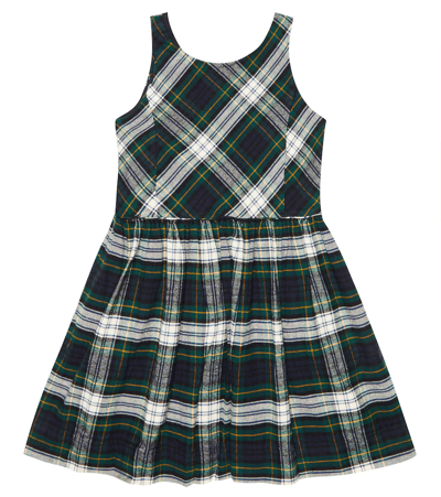 Shop Polo Ralph Lauren Tartan Dress In Gordon Tartan