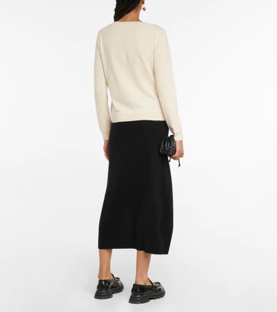 Shop Altuzarra Minamoto Cashmere Sweater In Ivory