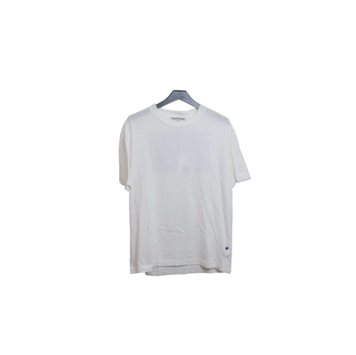 Acne Studios Stitched Back Logo T-shirt White In Xxl