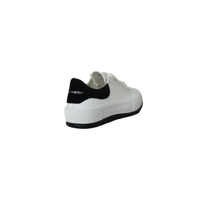 Alexander Mcqueen Tessuto S Gomma Sneakers White Black In 41