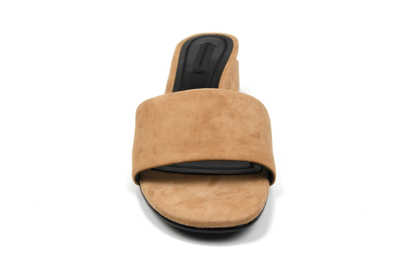 Alexander Wang Lou Suede Sandal With Rhodium In Us 16