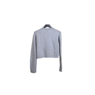Acne Studios Ance Studios Kari Fluffy Alp Cardigan Ice Blue In Xxl