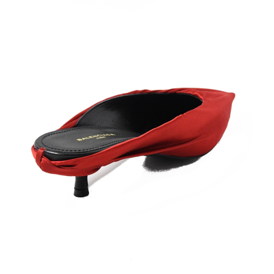 Balenciaga Rouge Cardinal Satin De Soie Red In Us 16