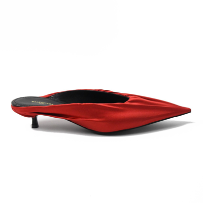 Balenciaga Rouge Cardinal Satin De Soie Red In Us 16