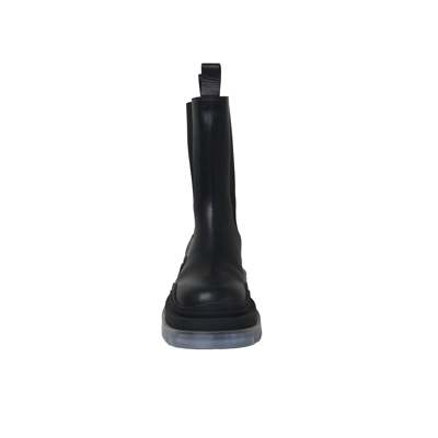 Bottega Veneta Tire Miltary Calf Boot Black In 38