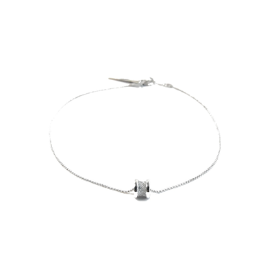 Shop Bvlgari B.zero1 White Necklace With Pave Diamond In Default Title