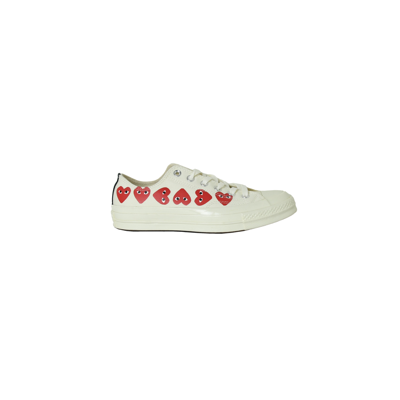 Comme Des Garçons Converse X Comme Des Garcons Play Chucks White In Us 16
