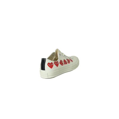 Comme Des Garçons Converse X Comme Des Garcons Play Chucks White In Us 16