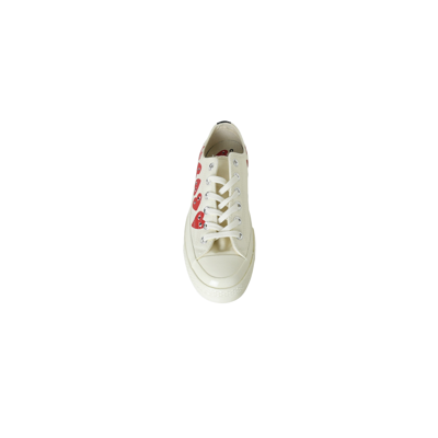 Comme Des Garçons Converse X Comme Des Garcons Play Chucks White In Us 16
