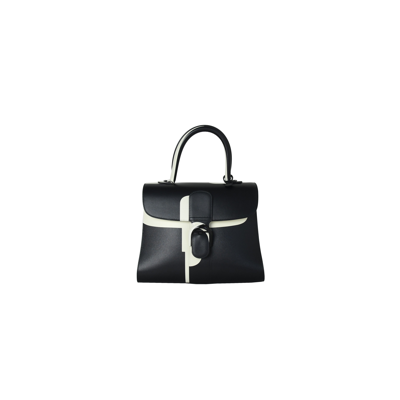 Shop Delvaux Mm Brilliant Bag Black White In Default Title