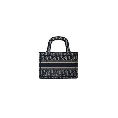 Dior Mini Book Tote Blue In Default Title