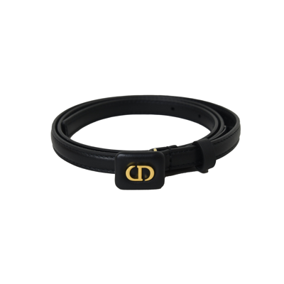 Shop Dior Taupe Bobby Box Gold Hardware Belt Black In Default Title