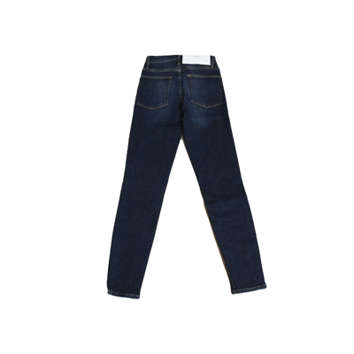 Frame Le High Skinny Fit Jeans Blue In 25