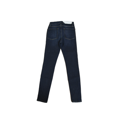 Frame Mid Rise Skinny Fit Jeans Denim In 25