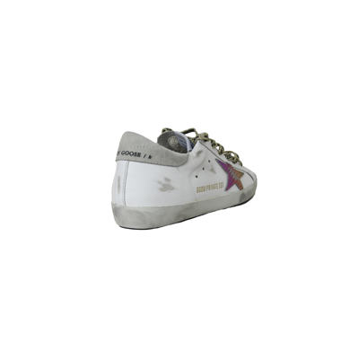 Golden Goose Hi Star Classic With List White Rainbow Star In 35
