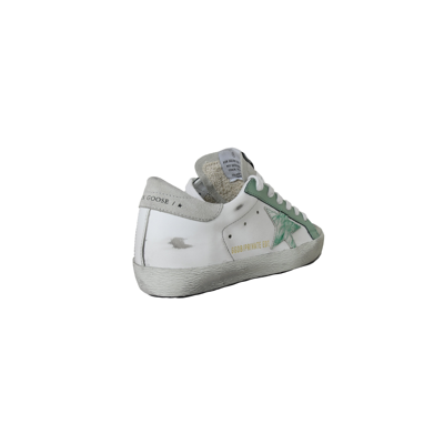 Golden Goose Super Star Classic With List White Sage Ice In 38