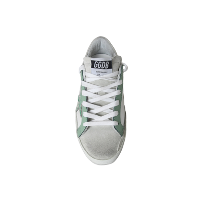 Golden Goose Super Star Classic With List White Sage Ice In 38