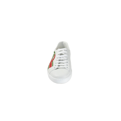 Shop Gucci Ace Sneaker White Red Verde In Us 14