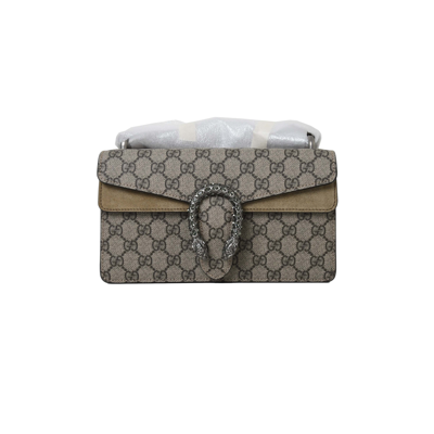 Gucci Beige Dionysus Leather Cross Body Bag In Default Title