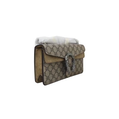Gucci Beige Dionysus Leather Cross Body Bag In Default Title