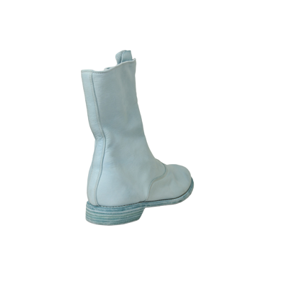 Guidi Front Zip Army Boot Blue In 39