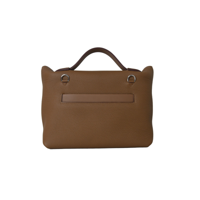 Pre-owned Hermes 24/24 Bag Palladium Hardware Biscuit Etoupe Alezan In Default Title