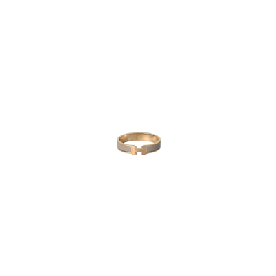 Pre-owned Hermes Clic H Bracelet Pm Gold Hardware Marron Glace In Default Title