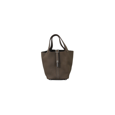 Hermes etoupe online picotin