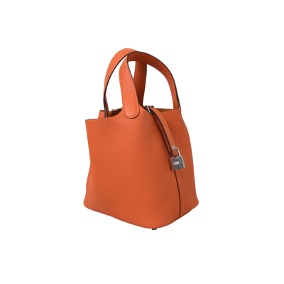 Pre-owned Hermes Picotin 18 Palladium Hardware Feu In Default Title