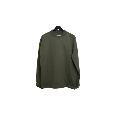 Heron Preston Ls Turtleneck Ctnmb Dark Olive In Xxl